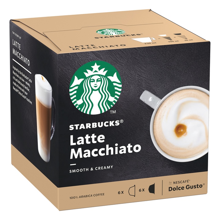 Latte Macchiato Coffee Capsules 6s/6s