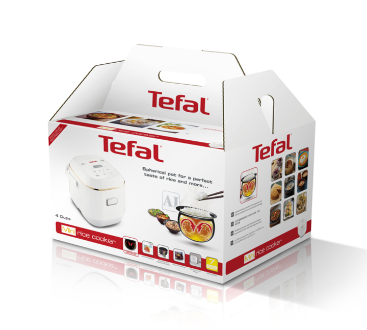 Tefal Mini Rice Cooker Fuzzy Logic w/Spherical Pot 0.7L  RK6011