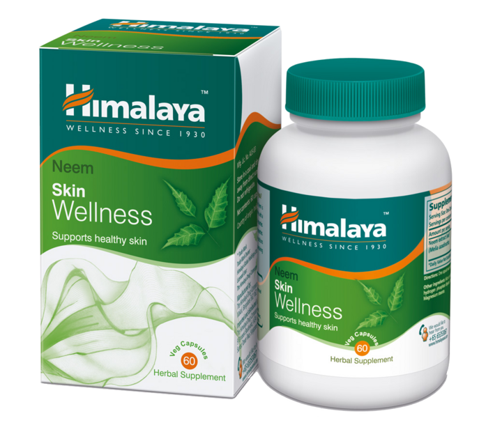 Himalaya Neem Skin Wellness 60 caps (Bundle of 2) *FREE samples giveaway