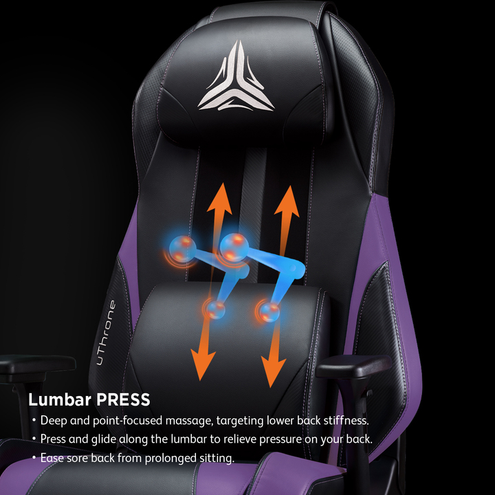 OSIM uThrone (Black) Gaming Massage Chair - Self Assembled