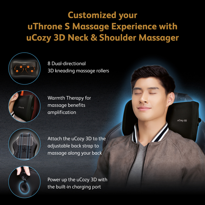 OSIM uThrone S (Spiderman) Gaming Chair with Customisable Massage (Marvel Edition) - Self Assembled