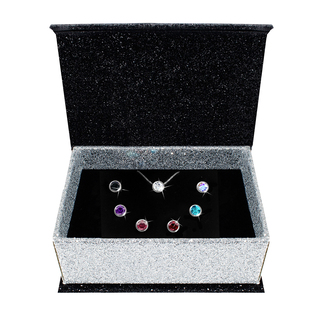 7 Days Moon Pendants Set - Embellished with Crystals from Swarovski®