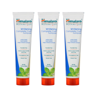Himalaya Botanique Whitening Complete Care Peppermint Toothpaste 150G (Bundle of 3) *FREE samples giveaway