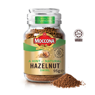 MOCCONA Roasted Hazelnut Freeze Dried Instant Coffee, 95g
