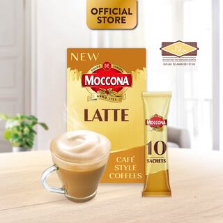 MOCCONA Specialty Latte Instant 3in1 Coffee, 10 Sticks