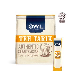OWL Teh Tarik - Instant Foamy Tea, 20 stick
