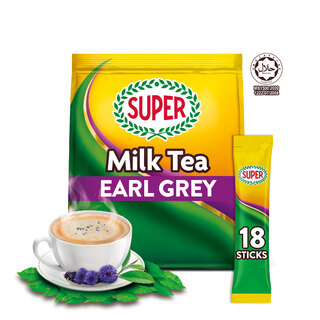 SUPER 3in1 Milk Tea - Earl Grey, 18 sticks