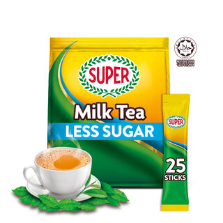 SUPER 3in1 Milk Tea - Less Sugar, 25 sticks