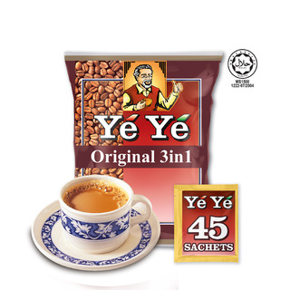 Ye Ye 3in1 Instant Coffee Regular, 45 sachets