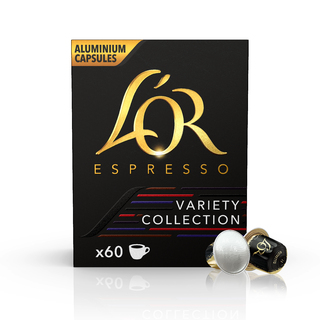 L'OR Coffee Capsules Compatible with Nespresso®* Variety Collection, 6 packs x 10 capsules per pack