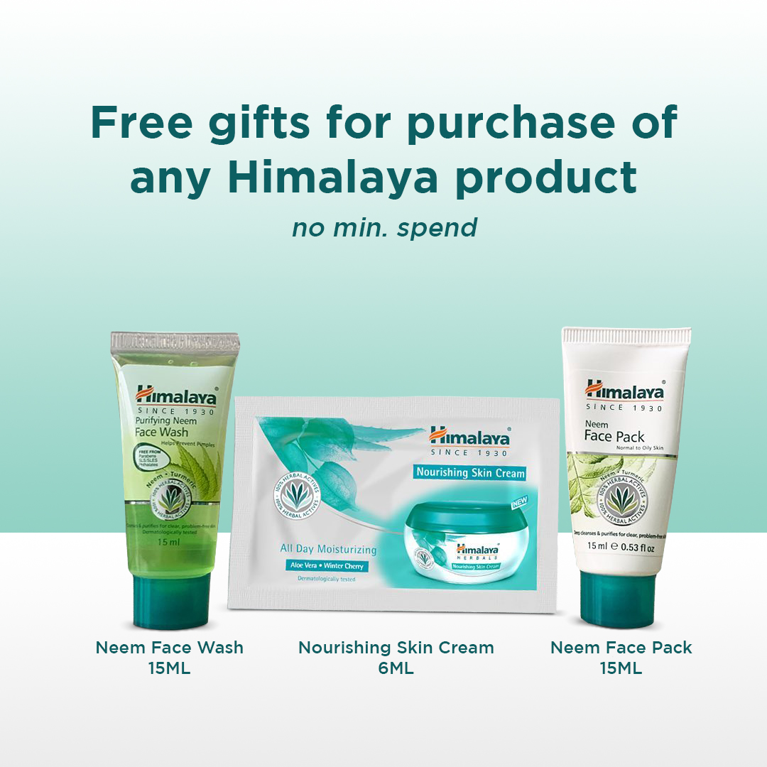 HIMALAYA FRESH START OIL CLEAR FACE WASH BLUEBERRY 100ML (Bundle of 3) *FREE samples giveaway