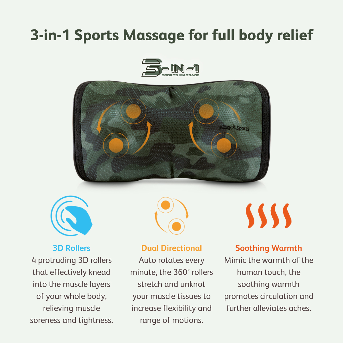 OSIM uCozy X-Sports Neck & Shoulders Massager