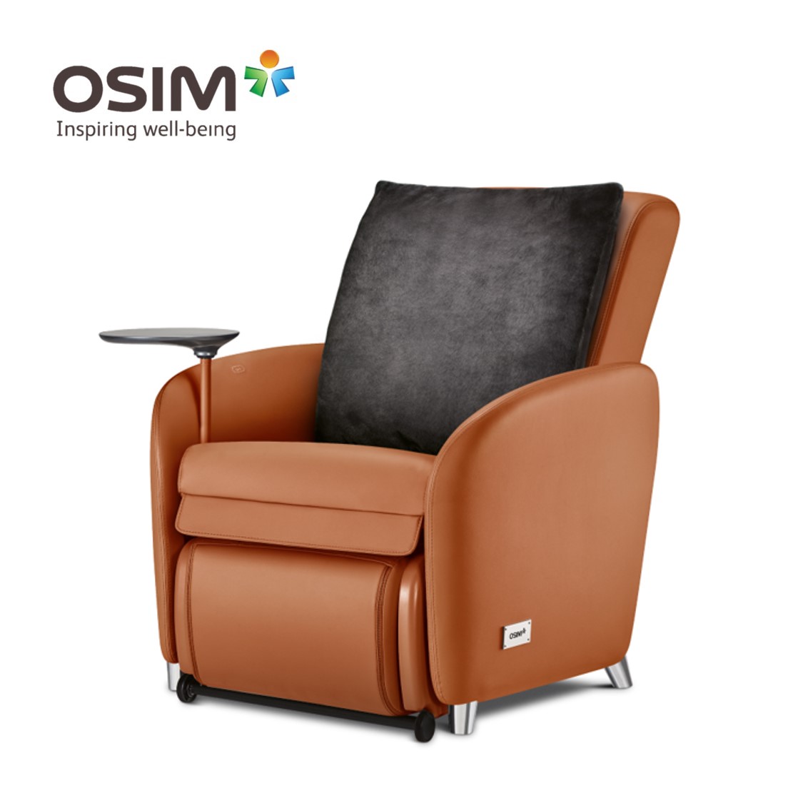 OSIM uDiva 3 (Brown) Transformer Smart Sofa + Cushion Cover (Faux Fur)